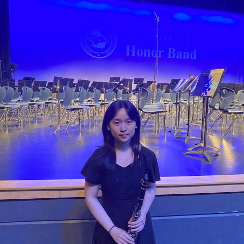 Georgia Private School | Boarding School Near Me | Zhang and Merritt Perform with District VII Honors Band
