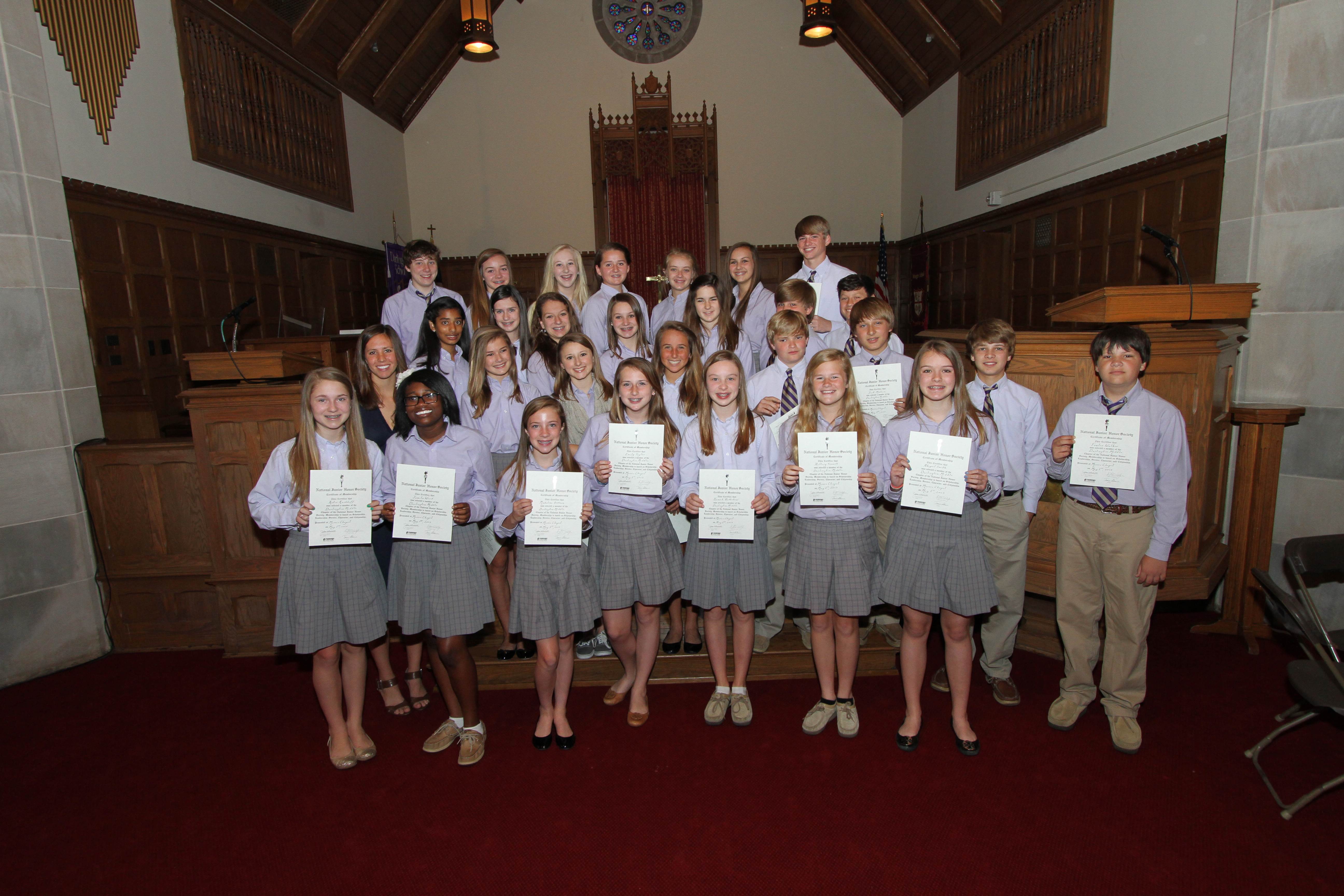 Darlington School NJHS inducts 28