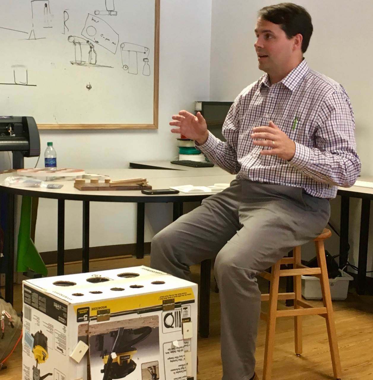 The Flip Table Dr. John Cowan Shares His Invention