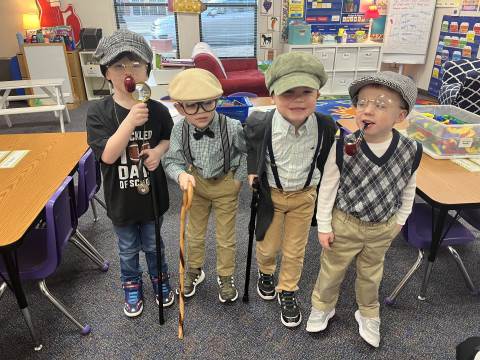 100th Day of School at the Smartie Retirement Home!
