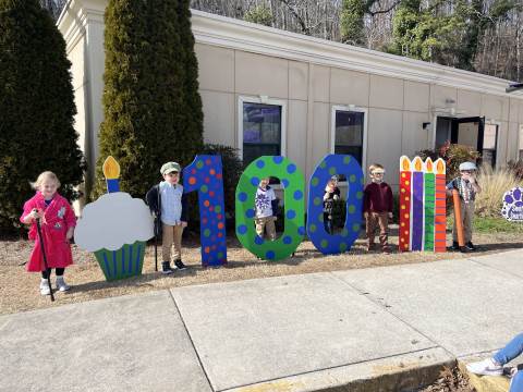 100th Day of School at the Smartie Retirement Home!