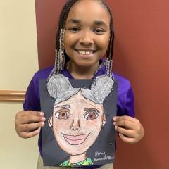 2nd & 3rd Grade Self-Portraits