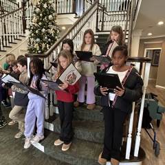 3rd-Graders Spread Holiday Cheer at Renaissance Marquis