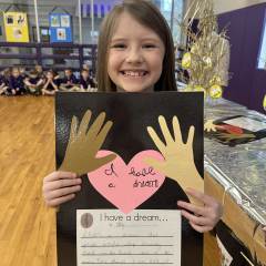 1st Grade Hosts Annual MLK Jr. Freedom Tea