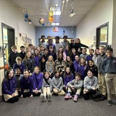 5th Grade Meets their Hero