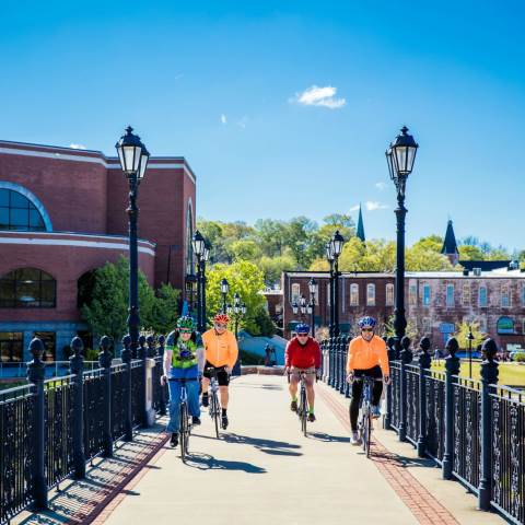 Georgia boarding schools | high school boarding schools | Students riding bikes