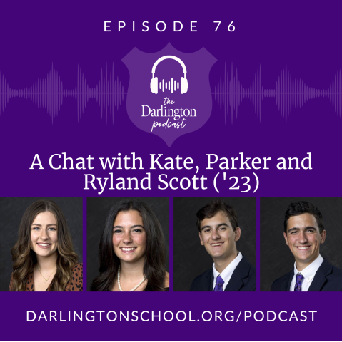 Episode 76: A Chat with Kate, Parker and Ryland Scott ('23)