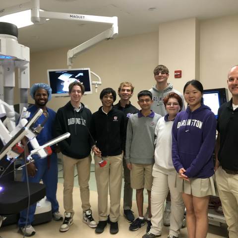 Robotics Team Scrubs In for Surgery