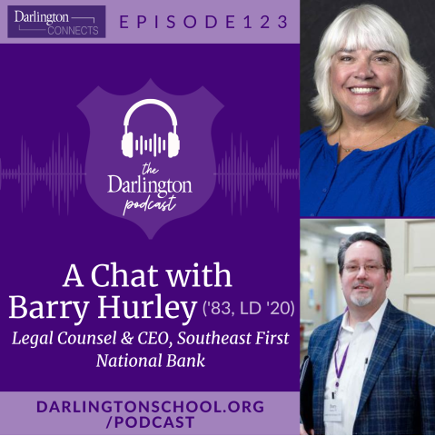 Episode 123: A Chat with Barry Hurley ('83, LD '20)