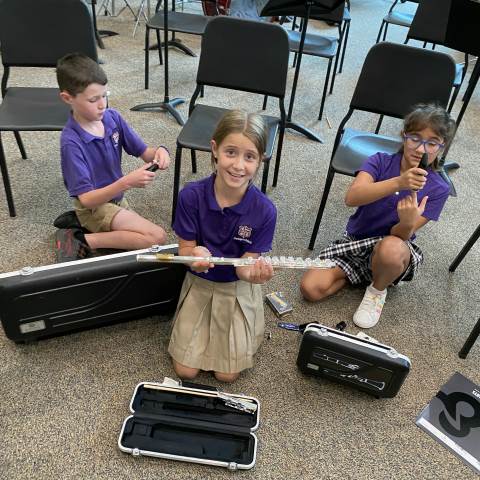 Welcoming Our Newest Band Students
