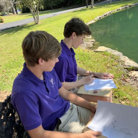 A Beautiful Day to Draw Outside