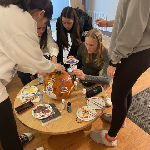 Georgia Private School | Boarding School Near Me | Cooper House Decorates Pumpkins!