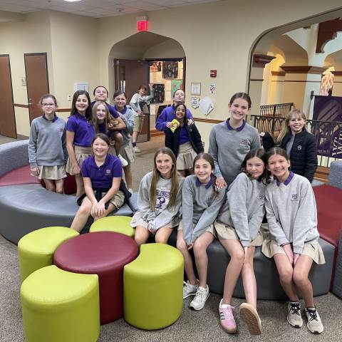 Georgia Private School | Boarding School Near Me | 6th Grade Girls Design Conversation Space