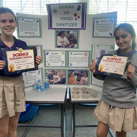 Georgia Private School | Boarding School Near Me | 5th Grade Science Fair