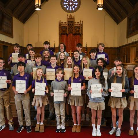 Private Day School | Private Boarding Schools in Georgia | National Junior Honor Society inducts 27