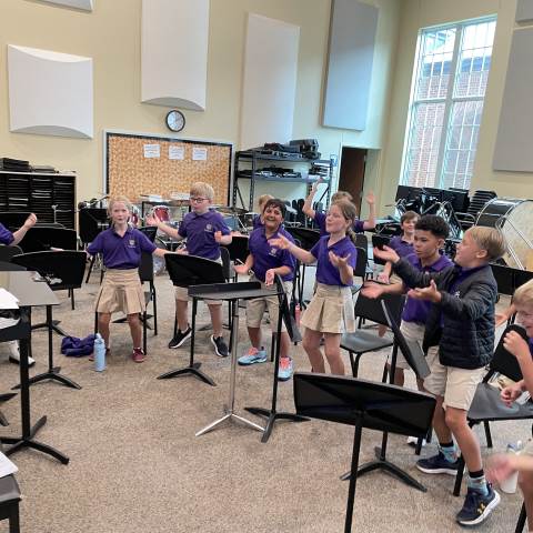 Private Boarding Schools in Georgia | 4th Grade Band Pre-Instrument Training Camp