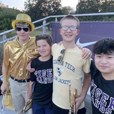 Private Boarding High School | Georgia Boarding Schools | Stadium Band at Home Game vs. Haralson County