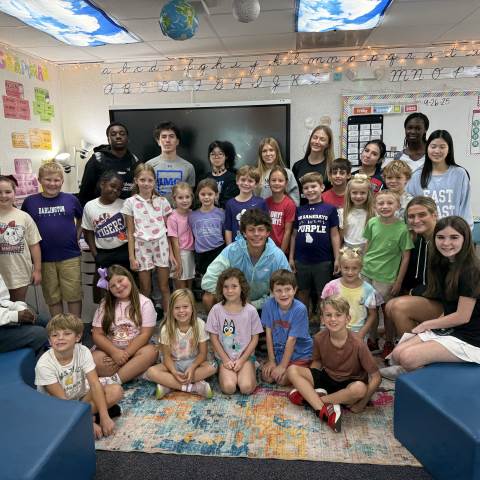 Private Elementary Schools in Georgia | Spanish 2 & 3 Students Celebrate Hispanic Heritage Month in Thatcher Hall