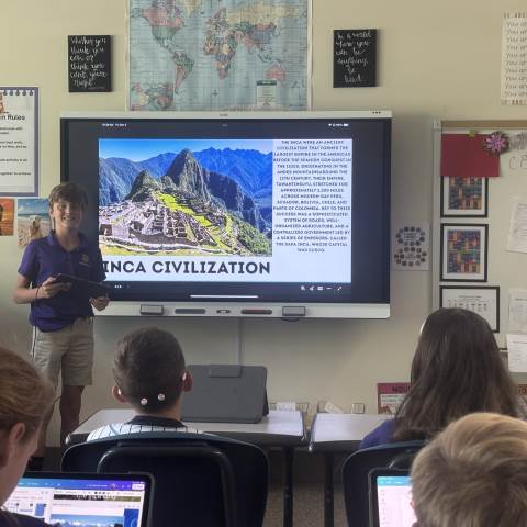 Private Day School | Private Boarding Schools in Georgia | 5th Grade Maya, Inca & Aztec Presentations