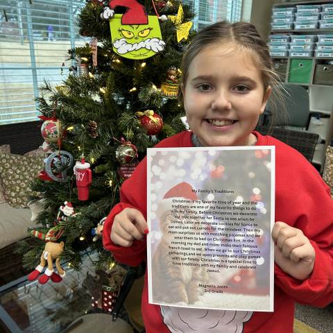 Private Elementary Schools in Georgia | 3rd Grade Literacy: Christmas & Holiday Writing