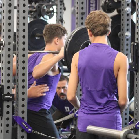Darlington football undergoing the Super Tiger challenge